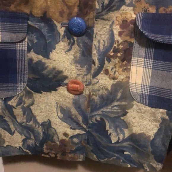 London Jacket Womens Small Floral Shabby Boho USA - Picture 4 of 7